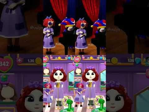 Digital circus - ragatha is afraid of cockroach🦗 🎪#angela2