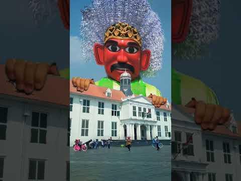 video lucu ondel-ondel # bermain cilukba #viral #shorts