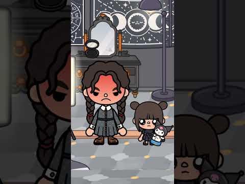 Wednesday's And Barbie's Little Sisters Are Best Friends! | Toca Boca World