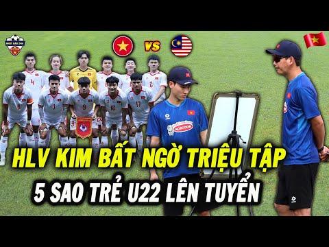 HLV Kim Sang-sik Triệu Tập 5 Sao Trẻ U22 Lên ĐT Việt Nam Chuẩn Bị Đấu Malaysia, NHM Ngỡ Ngàng
