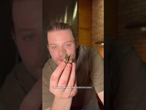 Стейк с грибным соусом🥩