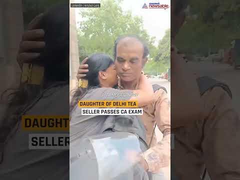 Daughter of Delhi Tea Seller Passes CA Exam, Viral Video Captures Father’s Joyful Tears