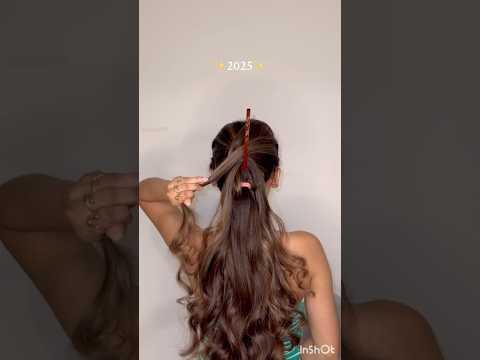 Try This Protective Ponytail Hack Tomorrow ✨🖤✨ #hair #hairstyle #shorts #longhair #haircare