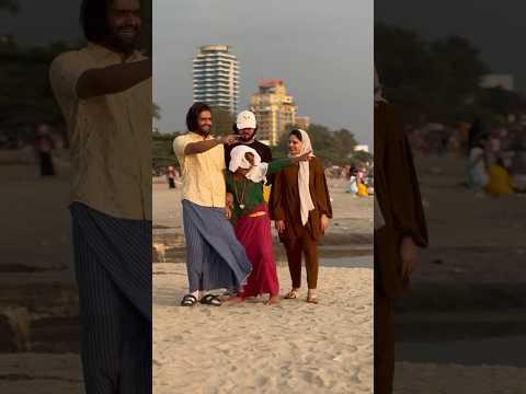 അമ്മായിയമനെയും കൊണ്ട് കടൽ കാണിക്കാൻ വന്ന മരുമോൾക്ക് സംഭവിച്ചത് 😱😂 #ashiisvlog #trendingshortsd