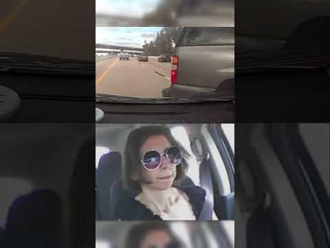 Lady Performs Perfect PIT Maneuver on Reckless Driver