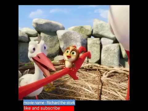 part - 2 चिड़िया को अकेला छोरना पड़ेगा😢||movie~richard the stork||#shorts #short