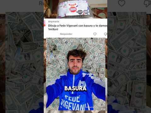 Fede Vigevani con BASURA! 🎨✍️, #arte #dibujo #dibujos #dibujar Dibujo de Fede Vigevani.