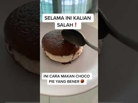 TERNYATA GINI CARA MAKAN CHOCOPIE ⁉️ #food #kulinerjason #makananunik #tutorial #shorts