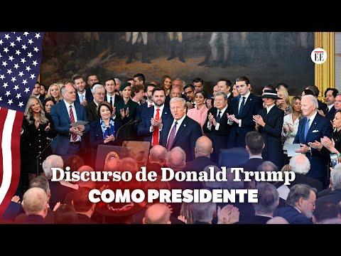 Trump finaliza su discurso como presidente: "En EE. UU. lo imposible es lo que se nos da mejor"