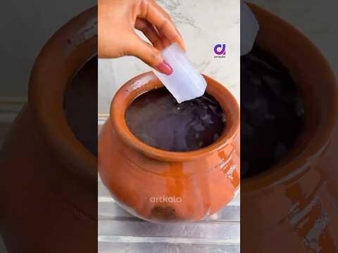 100year Old Matka Cleaning ♥️ #matka #claypot #cleaning