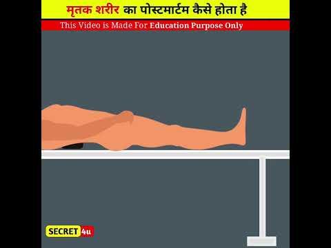 शरीर का Post mortem कैसे किया जाता है। #shorts