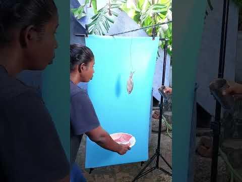 This is new way of bath | me+fish 🤯 | #valarmathiphotography | #shorts