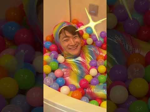 みんなはどこに隠れたい？色かくれんぼチャレンジやってみた！#shorts