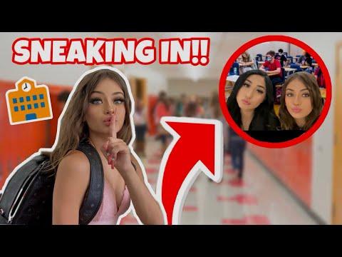 SNEAKING INTO HIGHSCHOOL **dress coded**!!