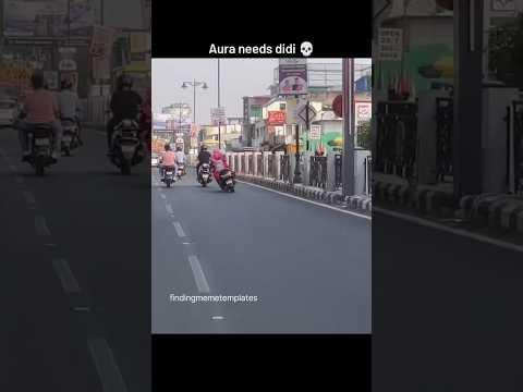 Didi driving scooty on road meme template #shorts #shortvideo