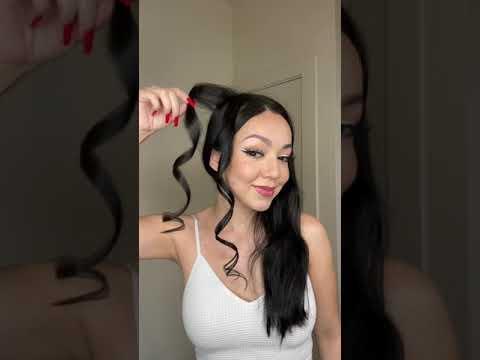 Como hacer rizos con plancha (metodo #2) #curlyhair #tutorial