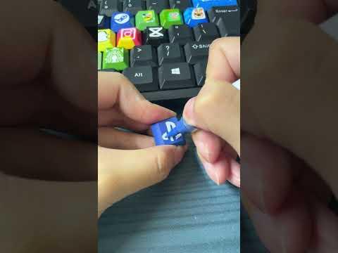 Drawing PlayStation on the keyboard #shorts #diy #art #keyboard #tiktok #trending #fyp #playstation