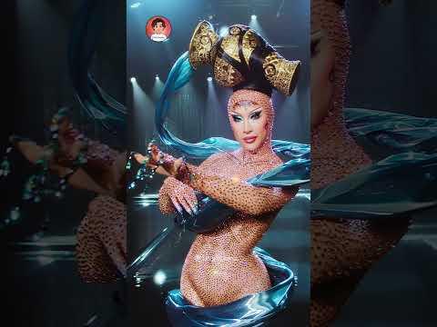 "Nymphia makes her S17 Promo Look" #dragrace #shorts