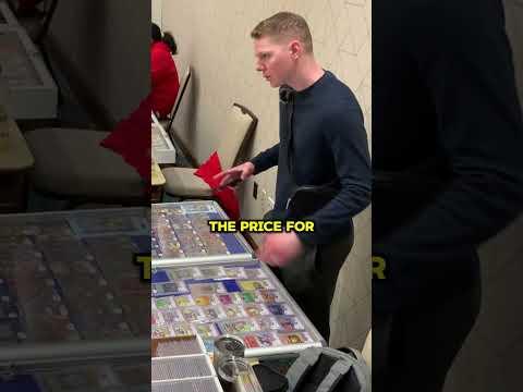 He might have slightly overpaid for Charizard | Pokemon Card Vendor POV #pokemon #short #shorts #tcg