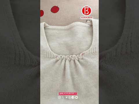 The neckline is too big, so I pulled it down and it was very beautiful Part 27