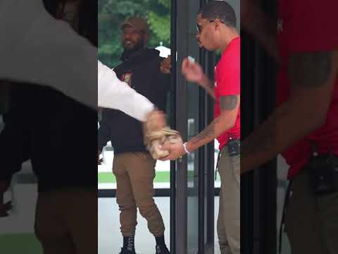 FAKE DOORDASH PRANK!! On LEGEND TIMBERLAND 😂😂 #shorts #pranks #imreddv