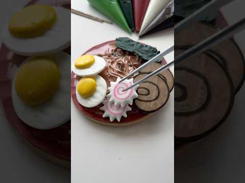 Ramen cookie🍜 recipes and supplies linked in my bio #cookiedecorating #oddlysatisfying #asmr #ramen