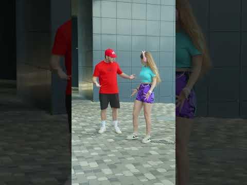 Him teaching me to be like a girl😅 #shorts