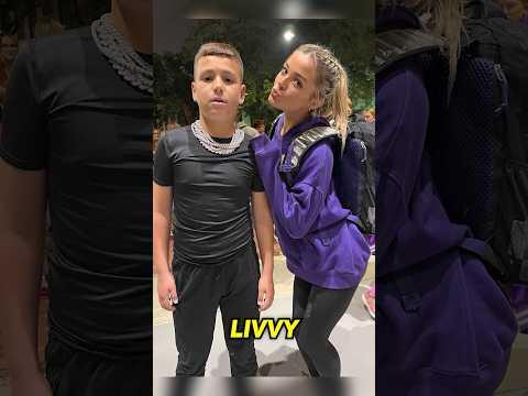 Baby Gronk RIZZED UP Livvy Dunne AGAIN! #livvy #babygronk #livvydunne #rizz #lsu #rizzler