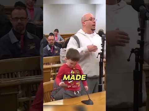 This kid made everyone laugh in court without a word 😂