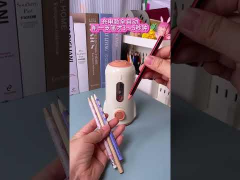 Deli fully automatic pencil sharpener can sharpen regular pencils, freeing your hands, safe and