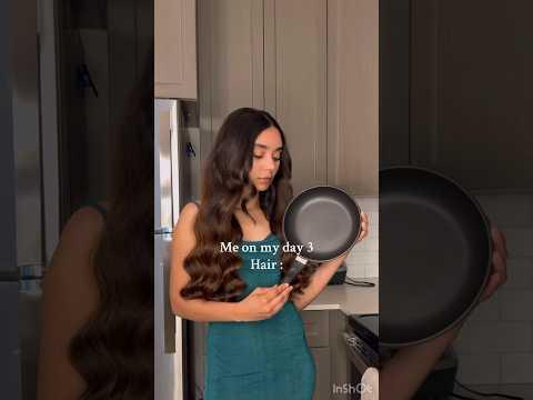 Showing you why the “Only wash your hair once a week” tip don’t work for everyone 😆 #hair #haircare