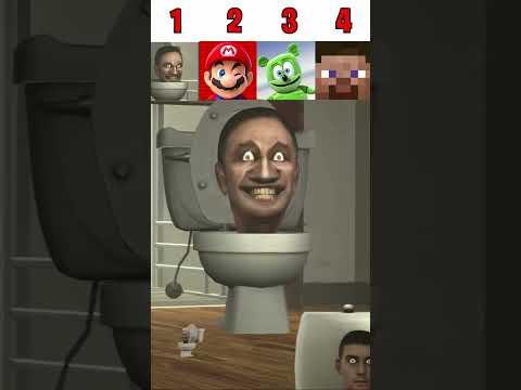 FIND CORRECT HEAD 🥵 #skibiditoilet