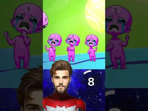 Qual deles é o bebê do alien? #enigma #quiz #aranhaverso #bebe #alien