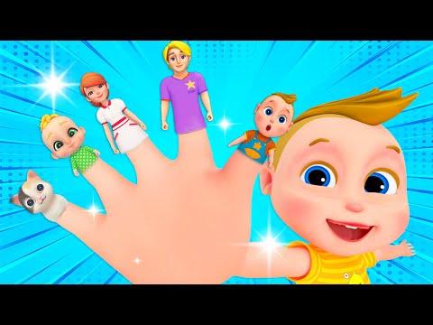 Finger Family - Daddy Finger Where Are You? - Songs For Kids | Super Sumo Nursery Rhymes