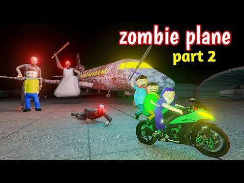 gulli bulli aur zombie plane part 2 | zombie train | gulli bulli cartoon | make joke horror