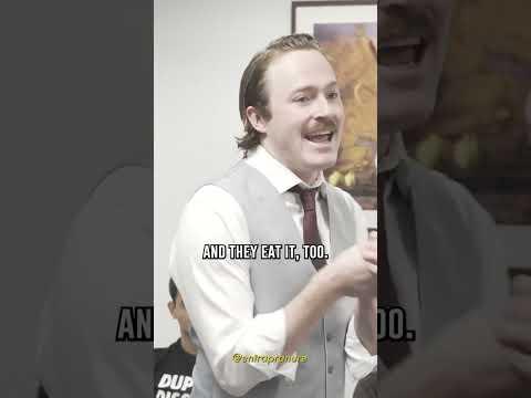 Royce du Pont DOESN'T SLEEP until his tummy is full... OF SUCCESS, and cake