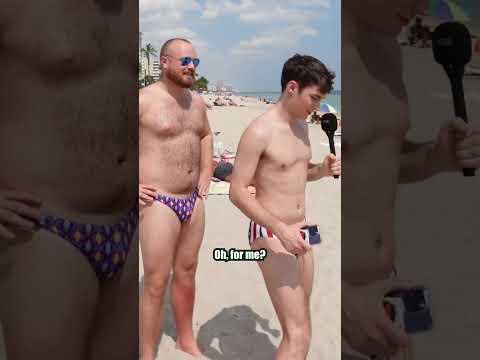 Gay on the beach