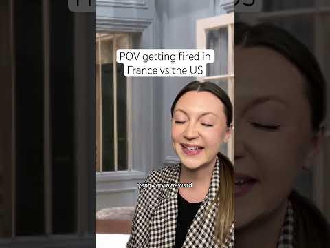 Getting fired France vs US #usa #american #france #french #cultureshock #corporate #funny