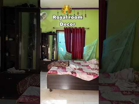 Royal room decor ( part 1 ) #trending #roomdecore #explore #shorts #creative #roomtransformation