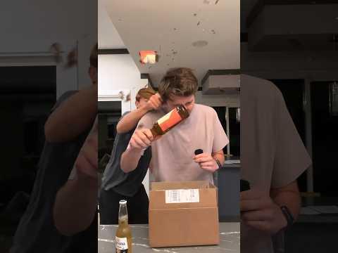 Fake BEER Bottle Prank!😳 #shorts