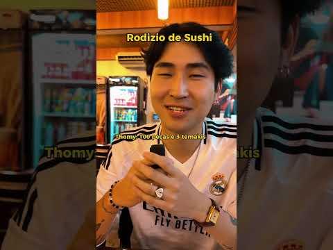 Quantas peças de sushi vocês comem no rodizio??