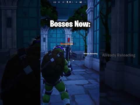 Fortnite Bosses Then VS Now 😳 #shorts