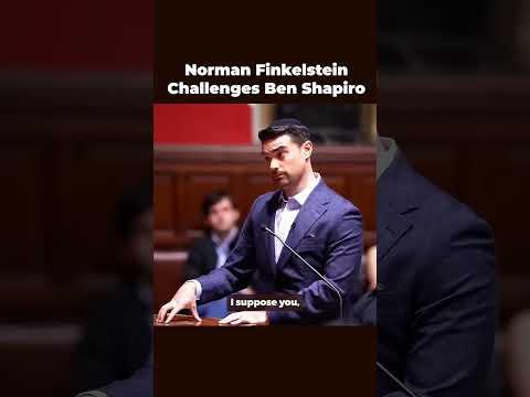 Norman Finkelstein Challenges Ben Shapiro #israel #palestine