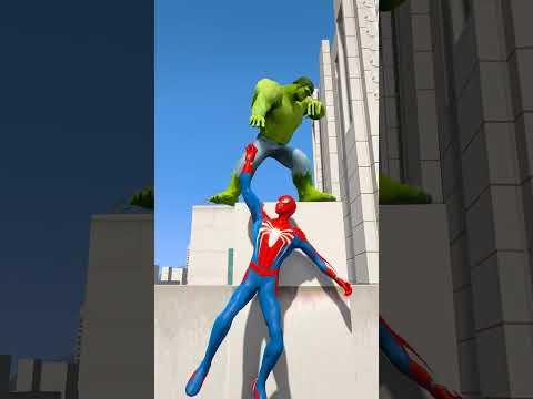 GTA 5 IRON MAN SAVES SPIDERMAN FROM ZOMBIES 😨 #shorts