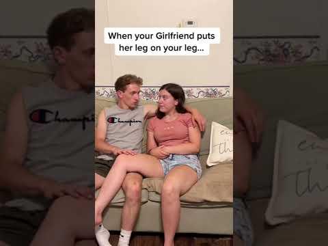 When My Girlfriend Puts Her Leg On My Leg… 🥵 #shorts