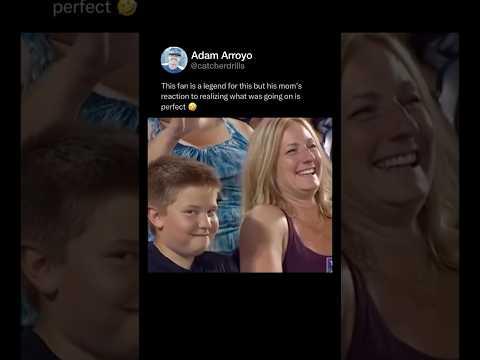 Legendary fan 🤣 #baseball