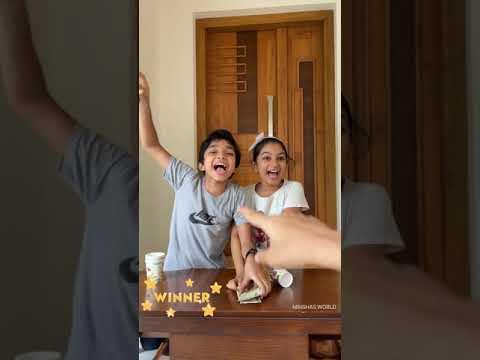 Balloon cup challenge 😹🤣 | Minshas world