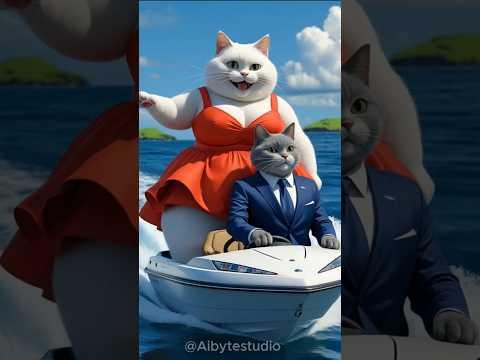 fat cat sad story🥹 A real story of patience and revenge from kitten😱 #cat #kitten #shorts