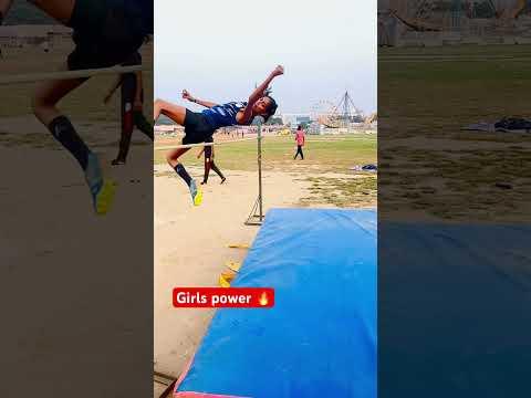 Girls power🔥 !#shorts #viralvideo #trackandfield #physical #girl #highjump #viralreels