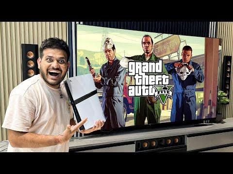 PS5 PRO Setup On 85 Inch TV With GTA 5 😍